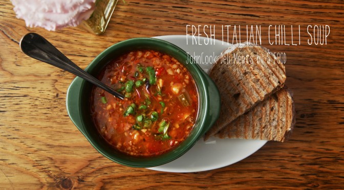 프레시 이탈리안 칠리 수프 (Fresh Italian Chilli Soup)